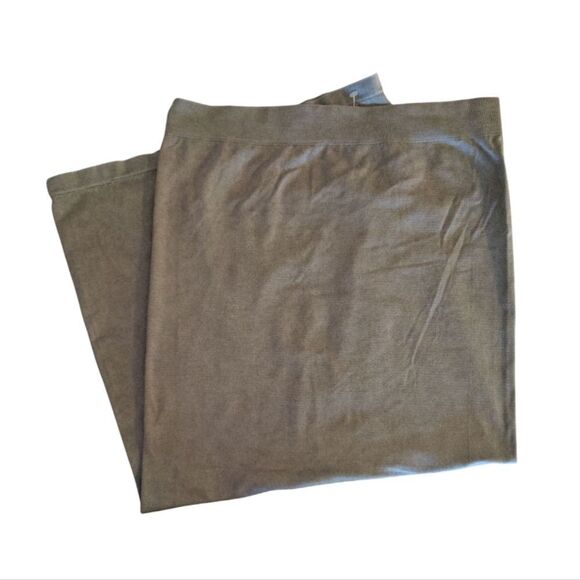 ZARA Dark Grey Seamless Fitted Tube Midi Skirt NWOT Size M/ L - Picture 7 of 12